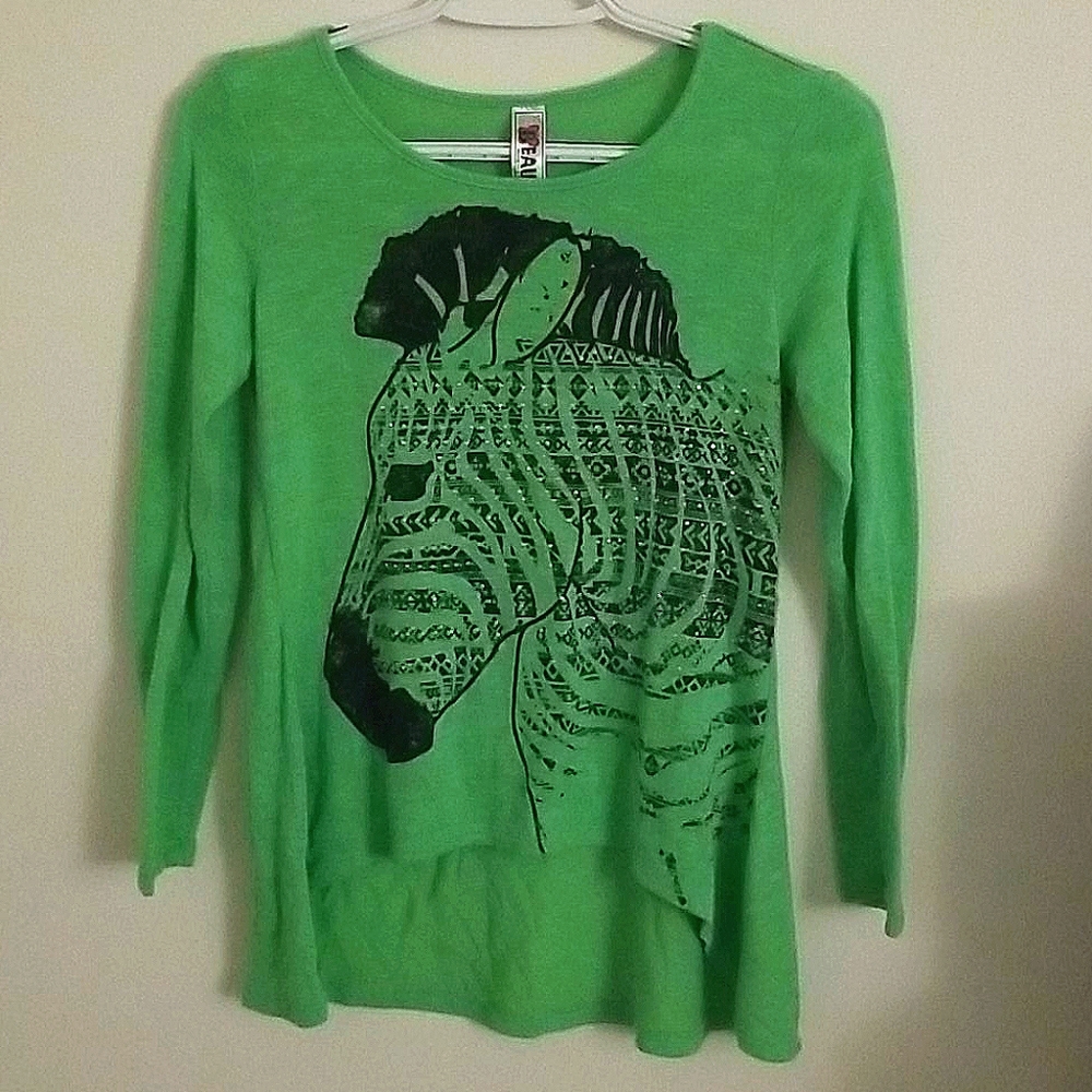 Patterned Zebra Long Sleeve